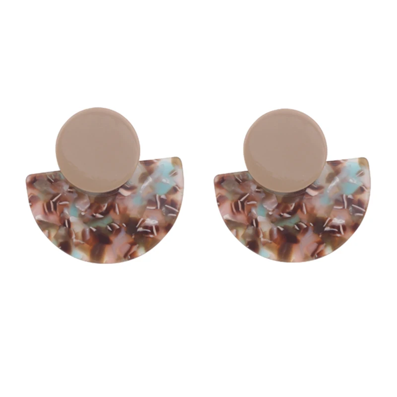 

Resin Dangle Earrings For Women Wedding Jewelry Boho Elegant Shiny Dangle Statement Earrings Christmas Gifts Geometric Bijoux