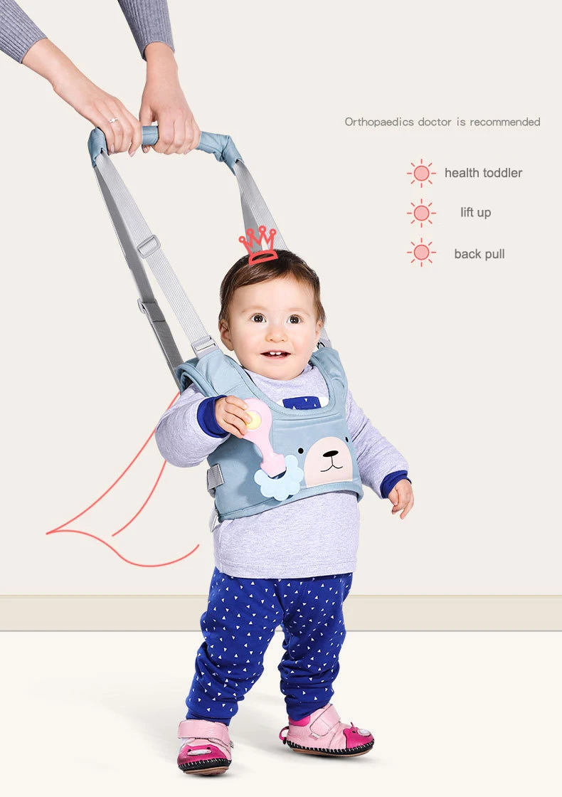 Новые Ходунки для малышей, поводок для ребенка, обучающий ходьбе Детский пояс безопасности ребенка младенческой ходьбы Пояс съемный