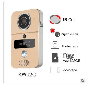 Wi Fi Видеозвонок GSM глазок 1080 P камера двухсторонний аудио разговор дверного
