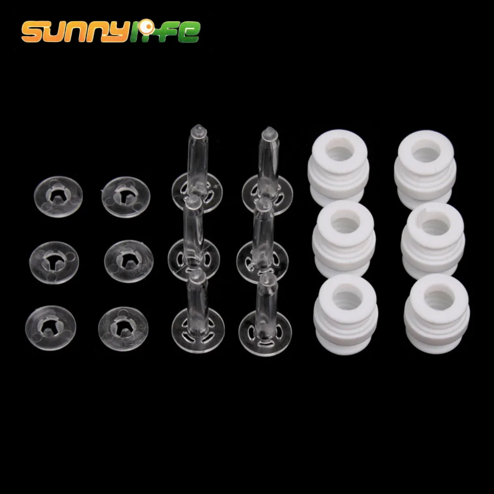 

SUNNYLIFE 6 PCS Damping Rubber Balls 6 Sets Anti-drop Pins Kit Gimbal Camera Anti Vibration Plate Spare Part For DJI Phantom 3