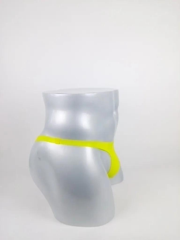 Сексуальный мужской желтый латекс трусы Фетиш резиновые трусы на заказ ручной работы бесплатно