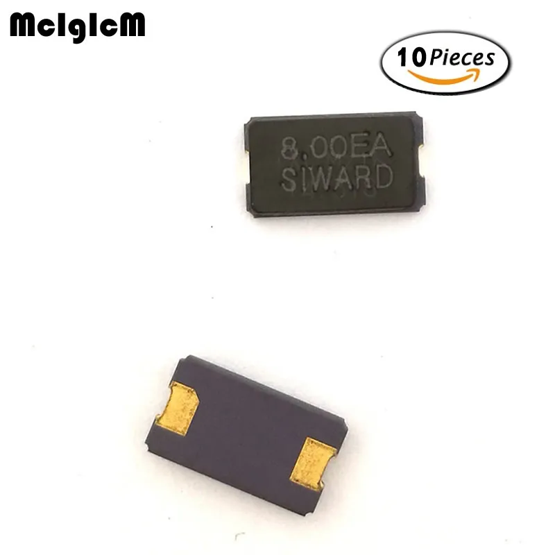 

10pcs 8MHz 20ppm 20pF 8045 8045_2P smd quartz resonator Crystal