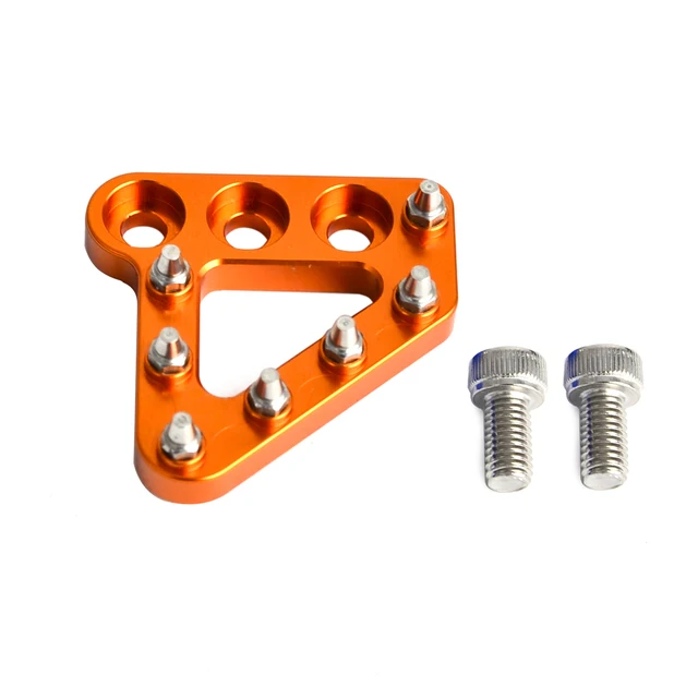 Rear Brake Pedal Step Gear Shifter Lever Tip For KTM SX SXF EXC EXCF XC XCF XCW 125 150 250 350 450 530 690 990 Enduro Adventure Plate Orange
