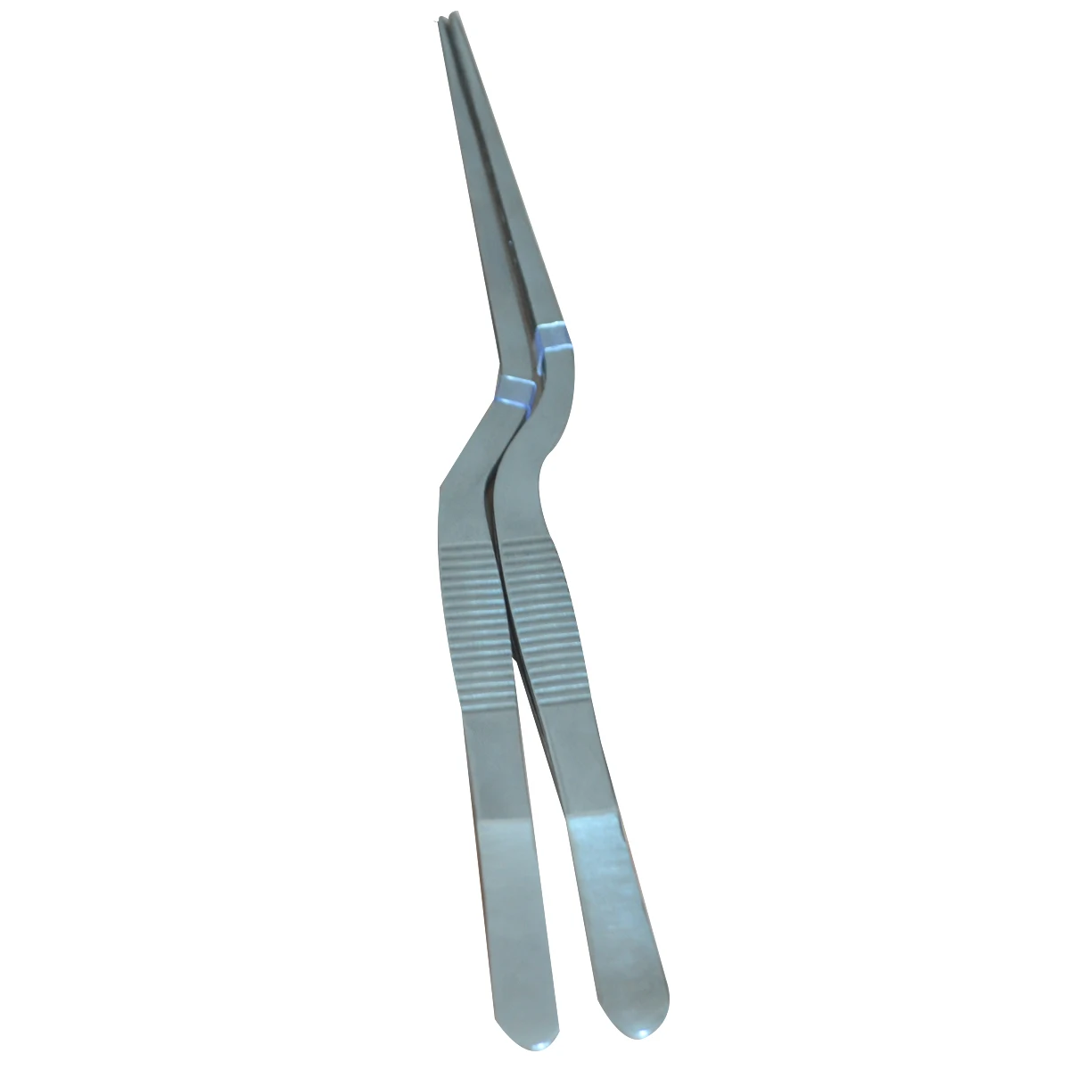 2Pcs/Lot Dental Oral Stainless Steel Curved Tweezers Ear Nose Clip Total Length 7.87inch Makeup Cosmetic Tools Health Care Devic