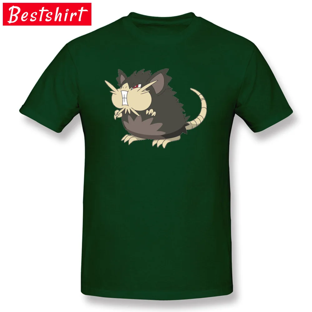  Print Tops T Shirt New Coming Short Sleeve Men's T Shirt TpicOriginaltitle Classic Father Day Tops Shirts O Neck Raticate dark