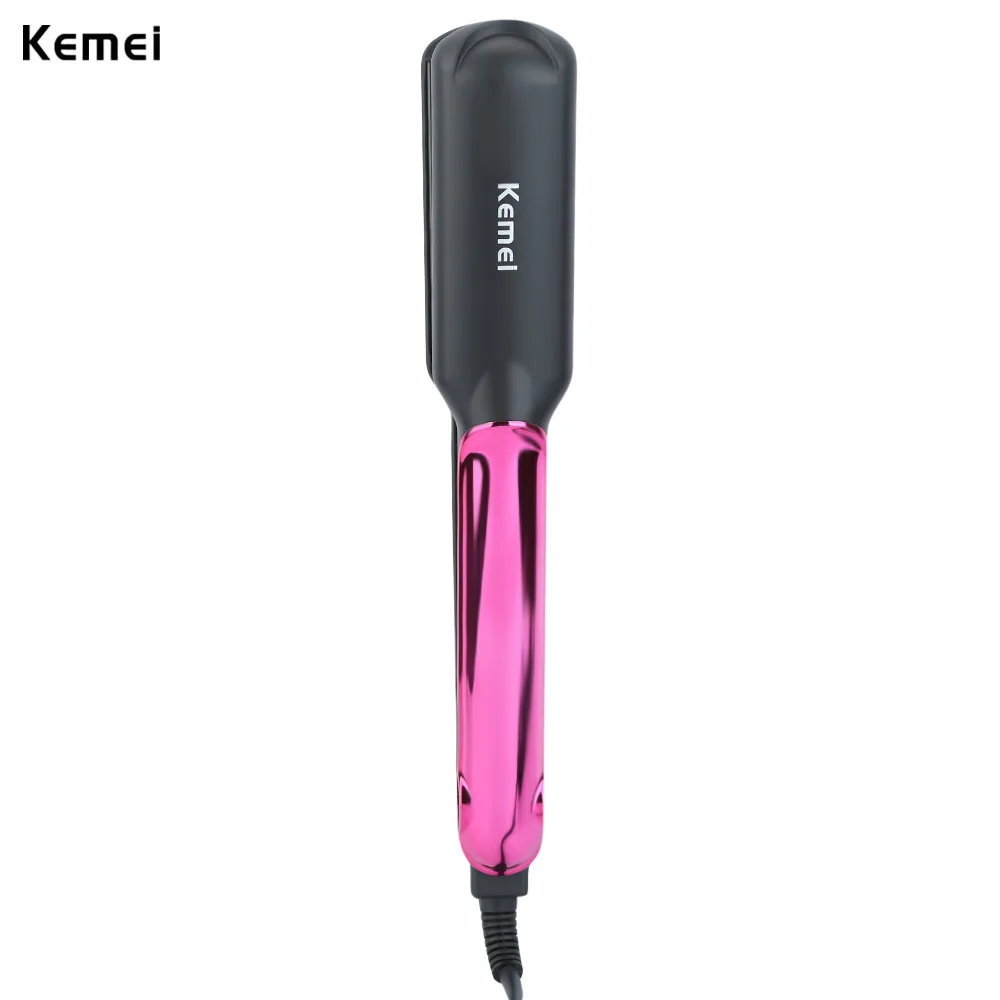 Kemei KM-2113 Styling Tool Ceramic Coating Styling Tools Electric Hair Straightener Beauty Hair Tool Fast Heating Hair Splint