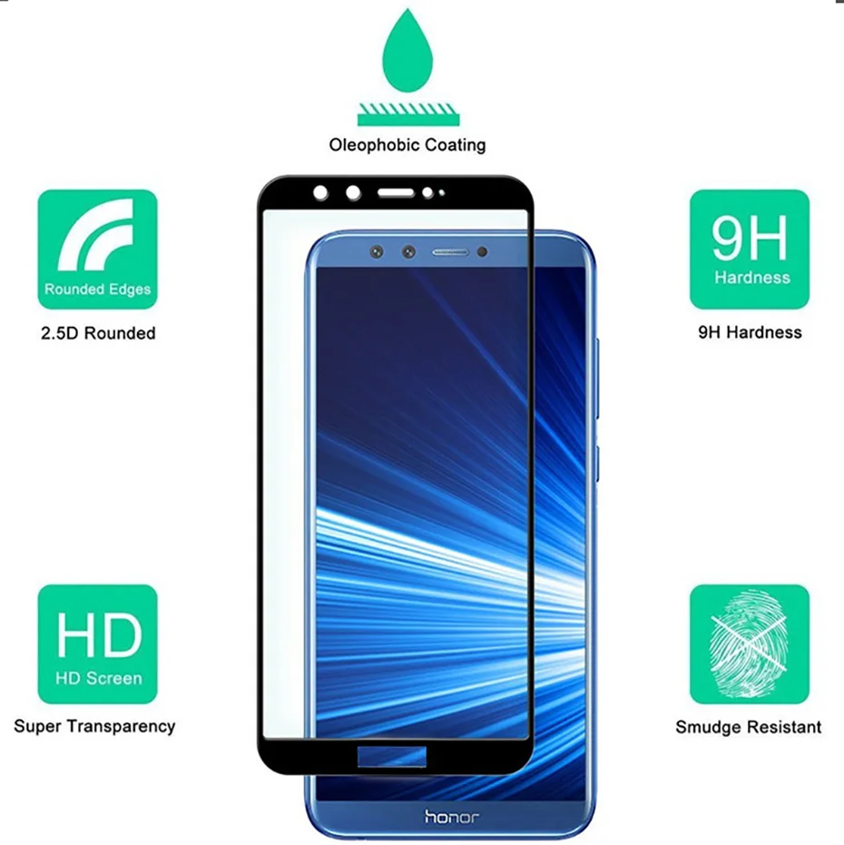 MOUSEMI Glass For Huawei Honor 10 8 9 Lite Nova 3E Screen Protectors 9H Ultra Thin Protective Glass For Honor 10 Tempered Glass  (2)