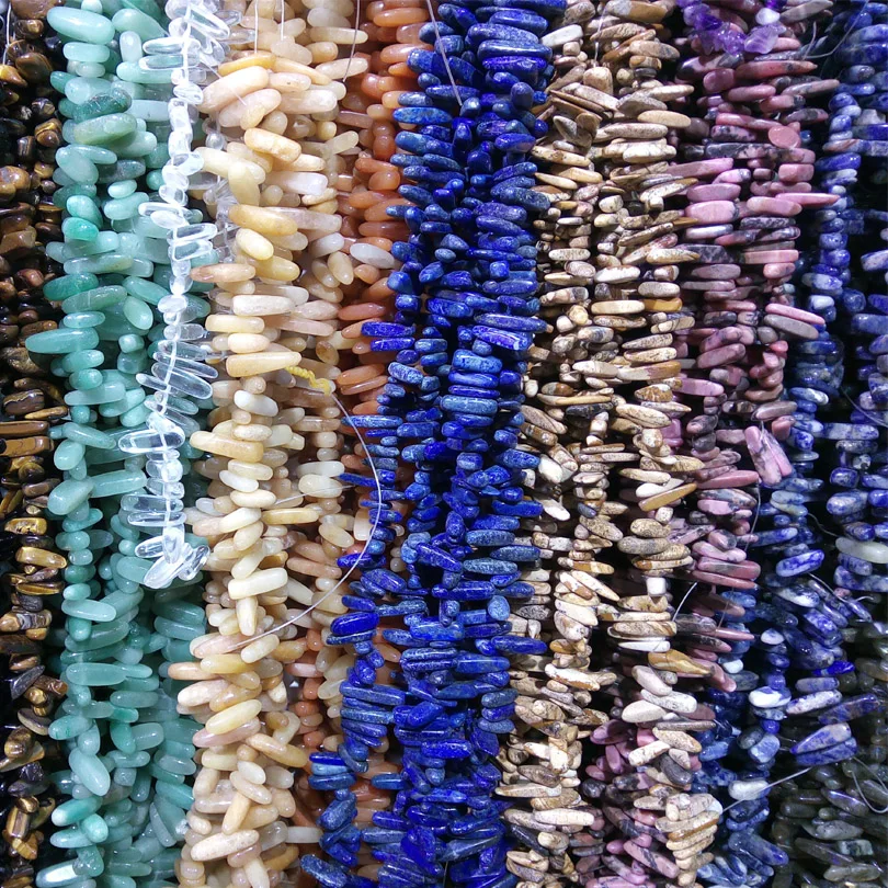 

Natural Stick Shape Chip Teeth Gravel Rock Quartz Jaspers Raw Gem Stone Mineral Specimen Decoration Energy Stone DIY Handmade