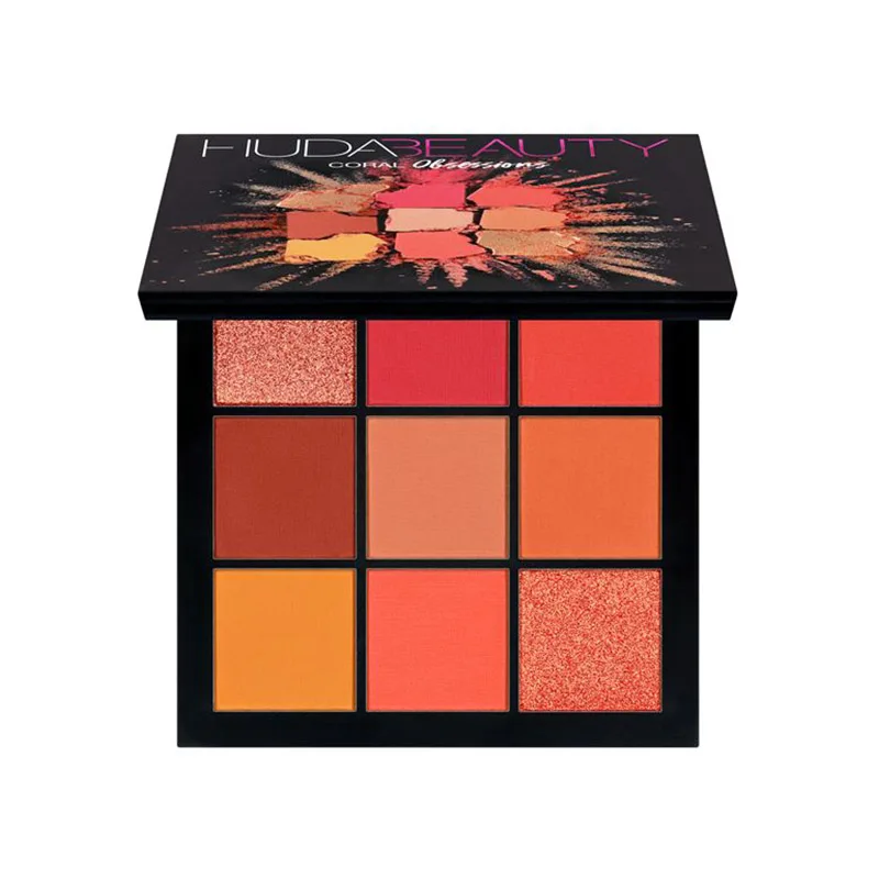 Палитра Hudas beauty Eyeshadow Pallete, 18 цветов, пустыня, сумерки, макияж, матовые тени для век, палитра, телесная пудра, пигменты, косметика