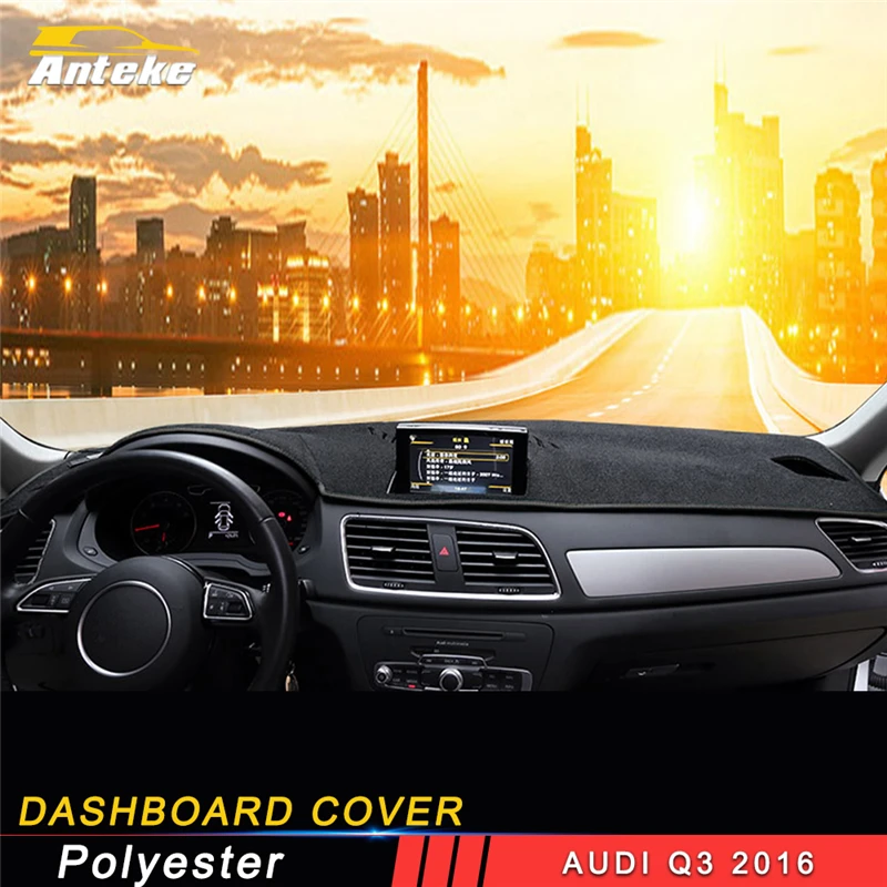 

ANTEKE for Audi Q3 2016 2017 2018 Car Styling Dashboard Cover Dashboard Mat Sticker Interior Accessories