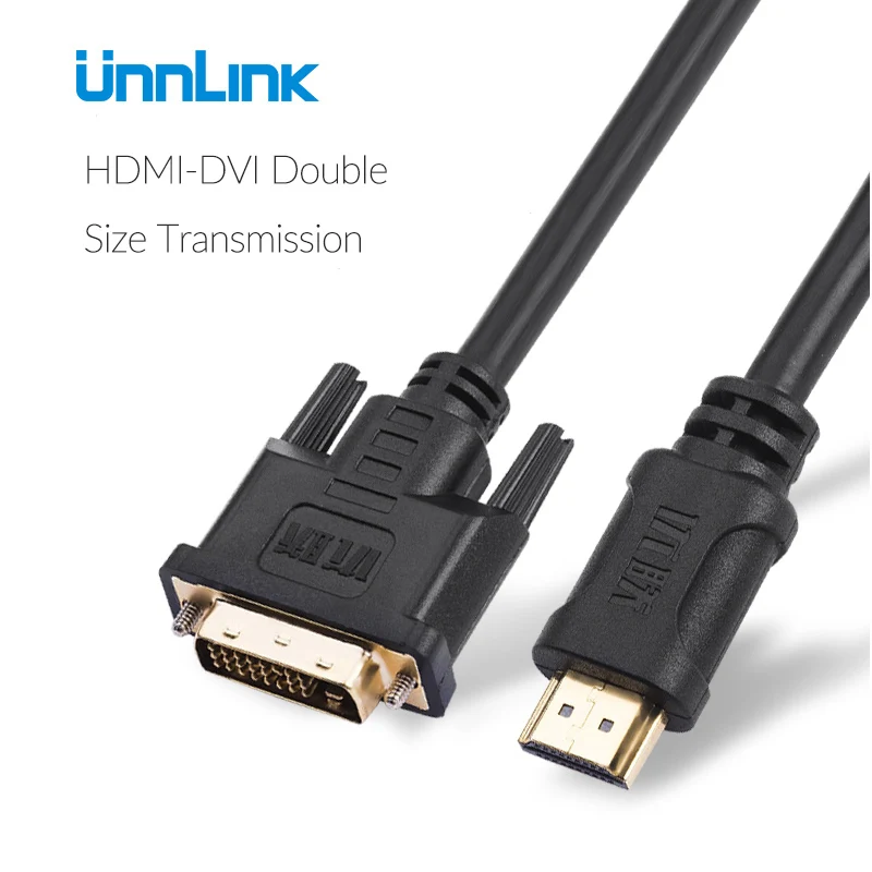 Кабель Unnlink HDMI DVI 24 + 1 D 2m 3m 5m 8m 10m FHD 1080P @ 60Hz в конвертер светодиодный адаптер для ТВ