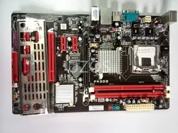 Бесплатная доставка 100% первоначально материнская плата для Biostar P43D3 LGA 775 DDR3 4G Gigabit Ethernet настольных ПК системная плата