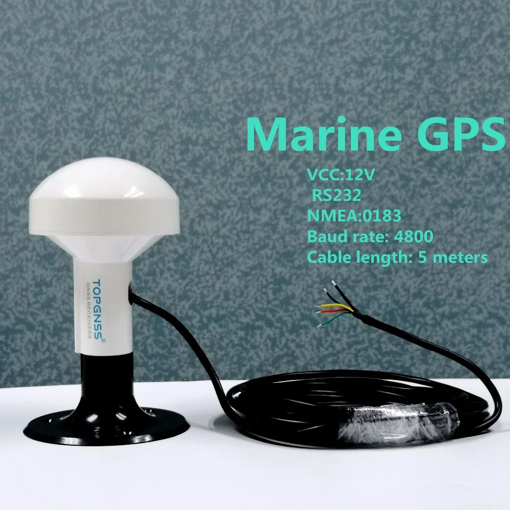 Comprare Nave marina ricevitore GPS antenna modulo NMEA 0183 baud rate 4800 connettore FAI DA TE, tensione di 12V RS232 protocollo