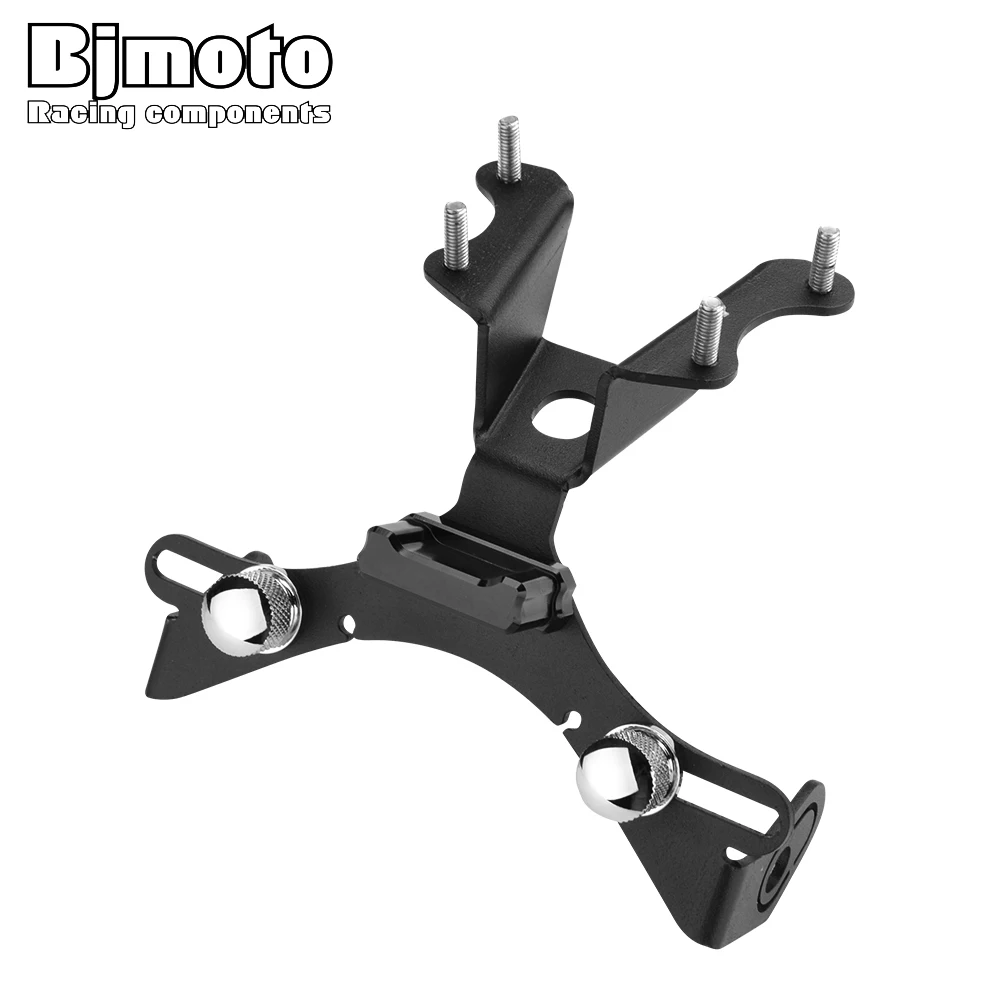 

BJMOTO MT-09 Moto Angle License Number Plate With Indicator Light Holder Bracket For Yamaha MT 09 MT09 13-16 MT10 MT-10 15-18
