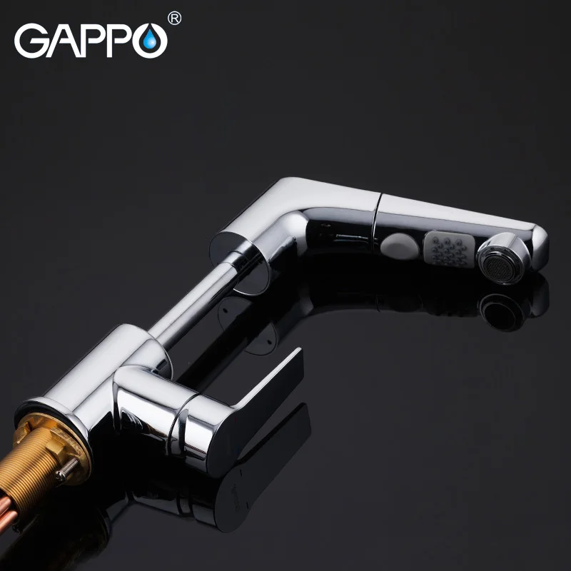 GAPPO pull out brass kitchen faucet water mixer tap Kitchen tap water mixer crane Chrome torneira cozinha GAPPO pull out brass kitchen faucet water mixer tap Kitchen tap water mixer crane Chrome torneira cozinha