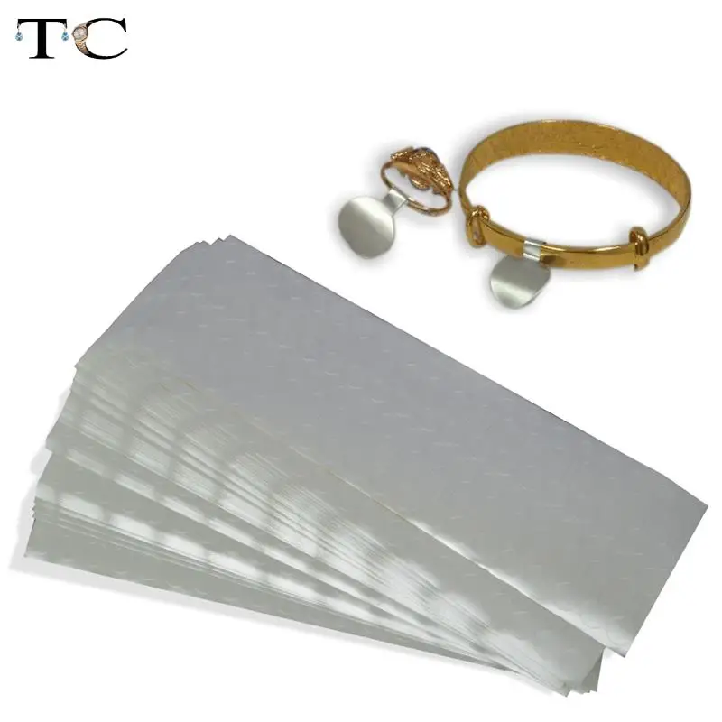 Free Shipping Wholesale 1000pcs Ring Jewelry Self Sticky Retail Dombbell Price Label Display