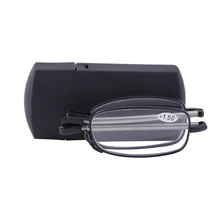 1x Классический складной Очки для чтения для женщин мужские женские читателей Office для дома путешествия очки+ 1.0 до+ 4.0 Оптические стёкла металлические каркасы