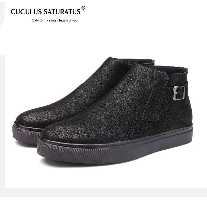 

Cuculus Men Casual Ankle Boot Shoes 2017 New Autumn Spring Summer Fashion brand shoes man boots Eur Size 39-44 444