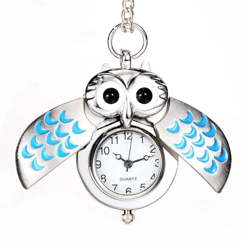 Buy Unisex Vintage Animal Pendant Antique Necklace Pocket Watch Quartz Watch