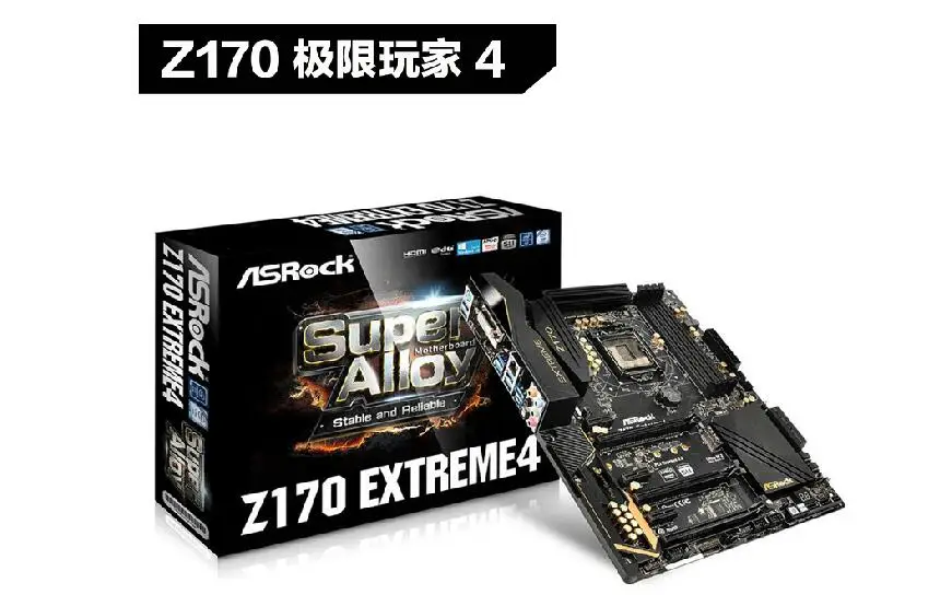 Asrock Z170 Extreme4 материнская плата предел игроки 4 LGA 1151 большая доска игры |