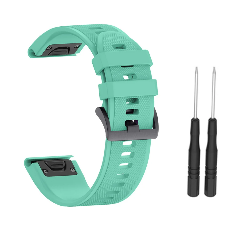 9 Для Garmin Fenix 5/5Plus силиконовые для фитнеса сменный ремешок на запястье трекер активности силиконовый ремешок для часов умный Браслет - Color: 9
