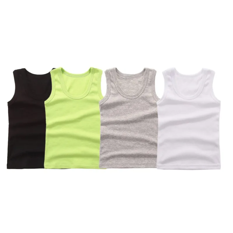 

Baby Girls Vest Undershirts Kids Singlet Cotton Underwear Summer Children Tanks Tops Beach Camisoles Clothing 2018
