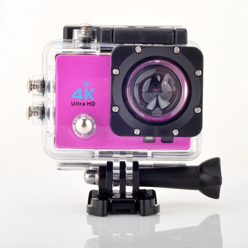  POWPAC   Q3R With remote pro style Ultra HD 4K WiFi 1080P/60fps 2.0 LCD 170 lens Helmet Cam go waterproof sports action camera 