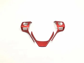 

For Toyota RAV4 RAV 4 2014 2015 2016 2017 ABS Chrome Inner Steering Wheel Decoration Cover Trim Stikers Car Styling Accessories