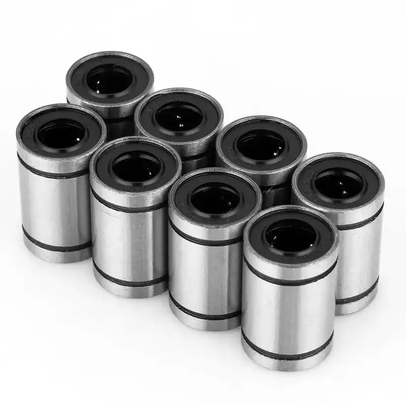 8pcs 10mm Linear Ball Bearing Bush Bushing LM10UU Bearing Slide Bearing for 3D Printer CNC Parts 8pcs 10mm Linear Ball Bearing Bush Bushing LM10UU Bearing Slide Bearing for 3D Printer CNC Parts