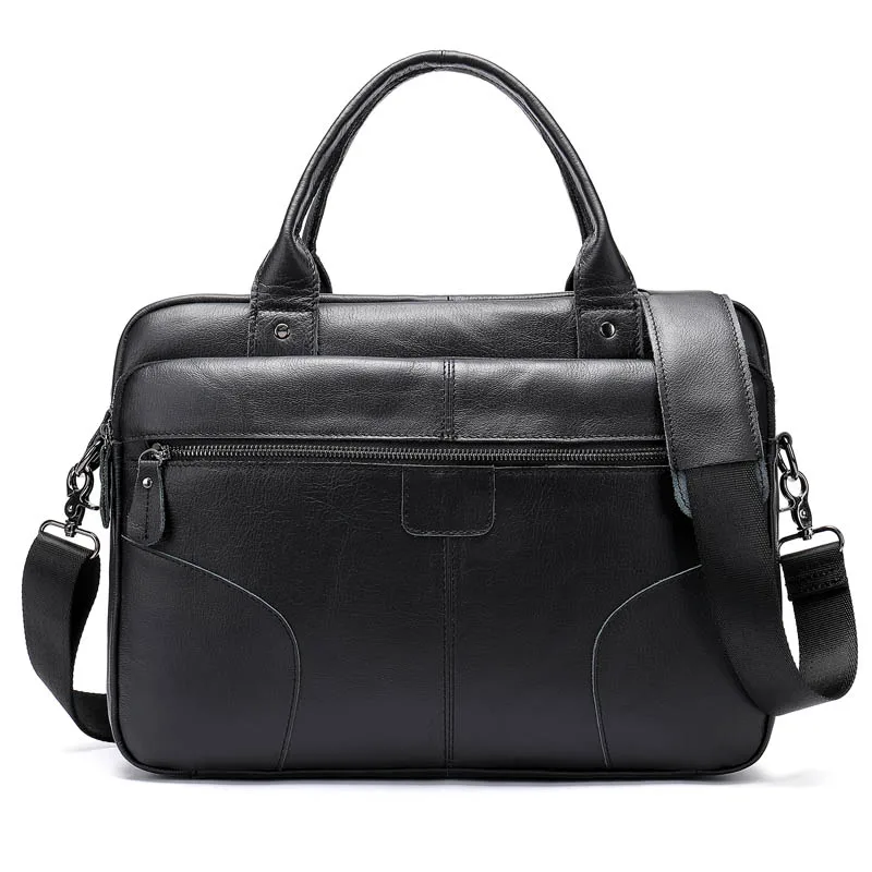 Кожаный портфель WESTAL для ноутбука s сумки для мужчин портфель из натуральной кожи мужские сумки бизнес-сумки для документов мужская сумка через плечо 8626 - Цвет: 8626black