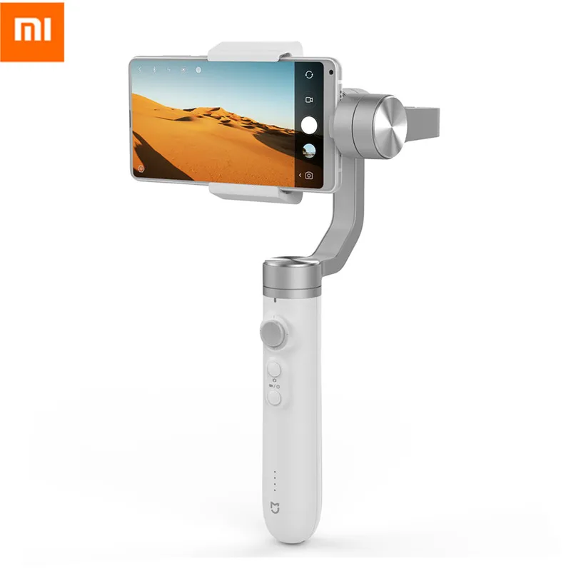 Billige Xiaomi Mijia 3 Achse Handheld Gimbal Stabilisator 5000mAh Batterie Für Action Kamera Und Telefon Stabilisator Xiaomi SJYT01FM