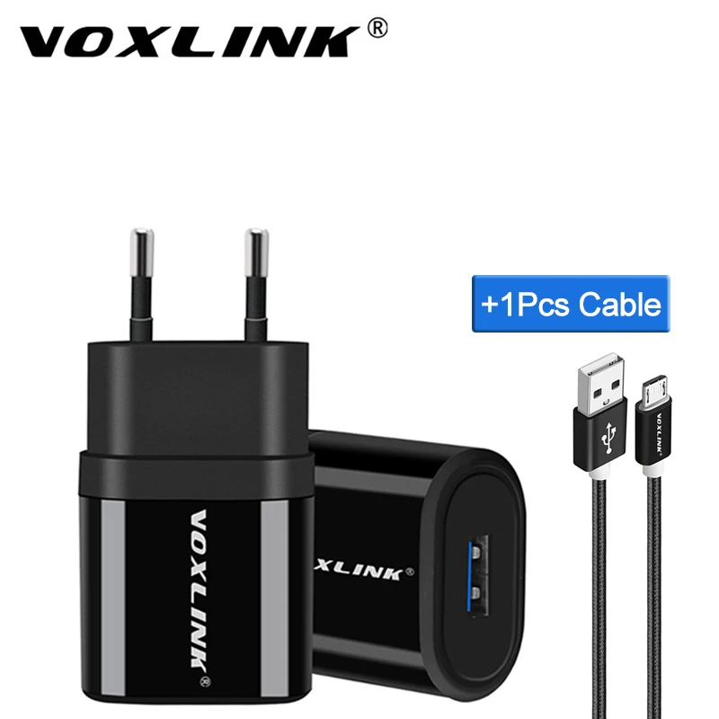 VOXLINK 5V 2.1A Dual USB универсальный Портативный дорожное настенное зарядное Зарядное устройство для iPhone X/8/7 Plus/6s плюс iPad Pro/Air samsung Galaxy Xiaomi