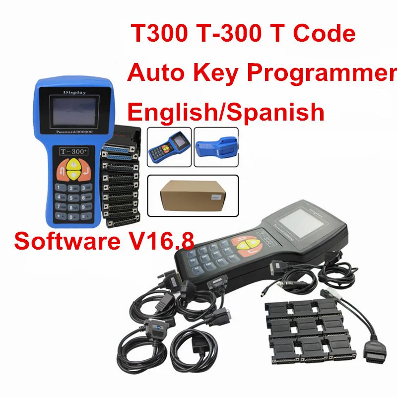 Black-Blue-Universal-T-300-T-300-Auto-Key-Maker-T300-2016-V16-8-Car-OBD2