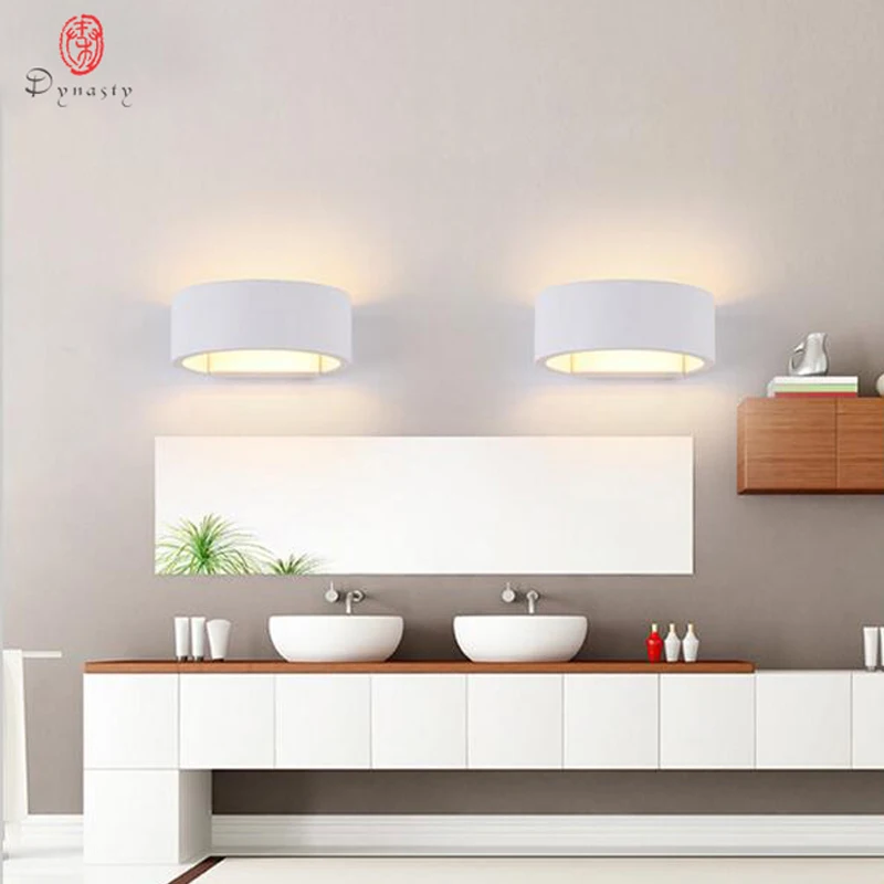 Lâmpada de Parede Dinastia Moderna Alumínio Ac110 - 220 Luzes Parede Interior Foyer Sala Estudo Café Loja Arte Decoração Arandela 5 w 2 Cheap Luminárias de parede