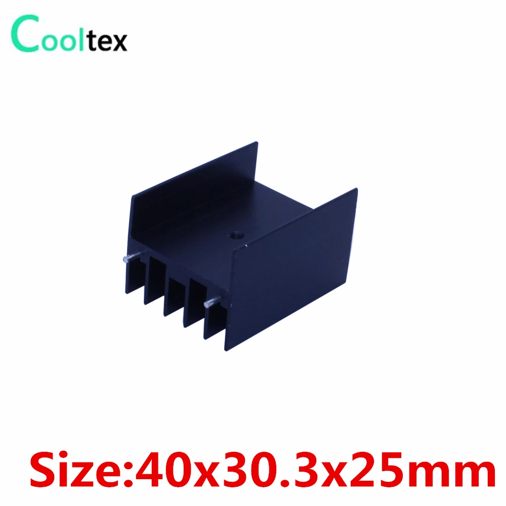 50 шт./лот 40x30,3x25 мм TO220 К-220 IC MOS радиатор теплоотвода радиатор для L298N LM7805 охлаждения