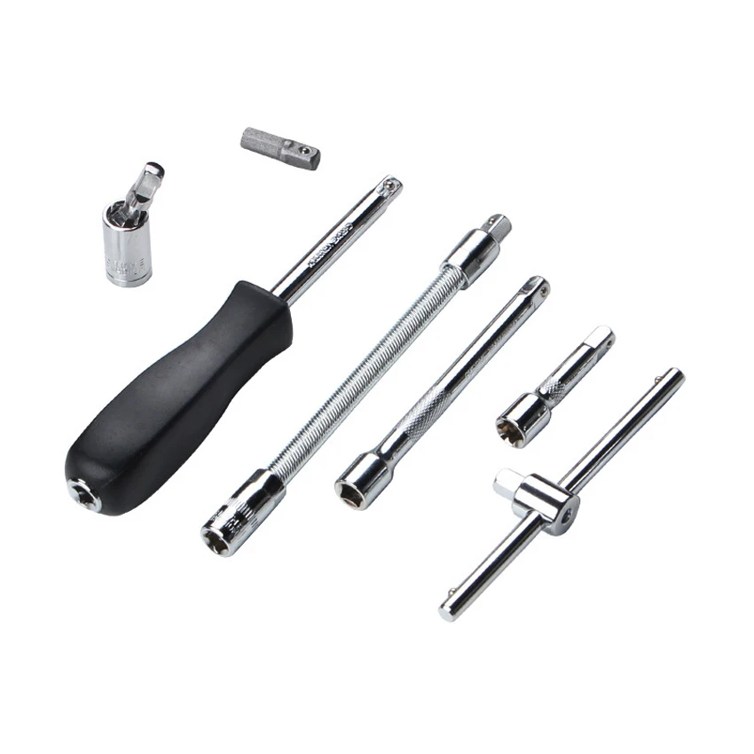46pcs Combination Tool Set 1/4 Ratchet Wrench Socket Screwdriver Kit with Plastic Toolbox Household Car Repair Hand Tool Set 46pcs Combination Tool Set 1/4 Ratchet Wrench Socket Screwdriver Kit with Plastic Toolbox Household Car Repair Hand Tool Set