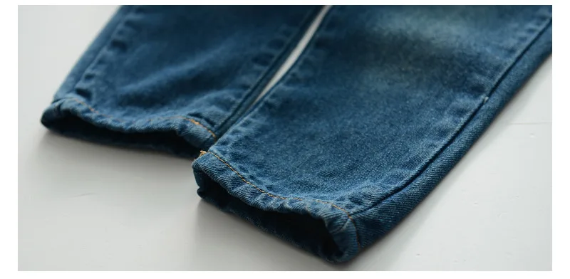 IENENS/От 3 до 8 лет Детские джинсы для девочек свободные джинсовые брюки детские ковбойские длинные штаны для девочек повседневные Прямые Штаны для маленьких девочек