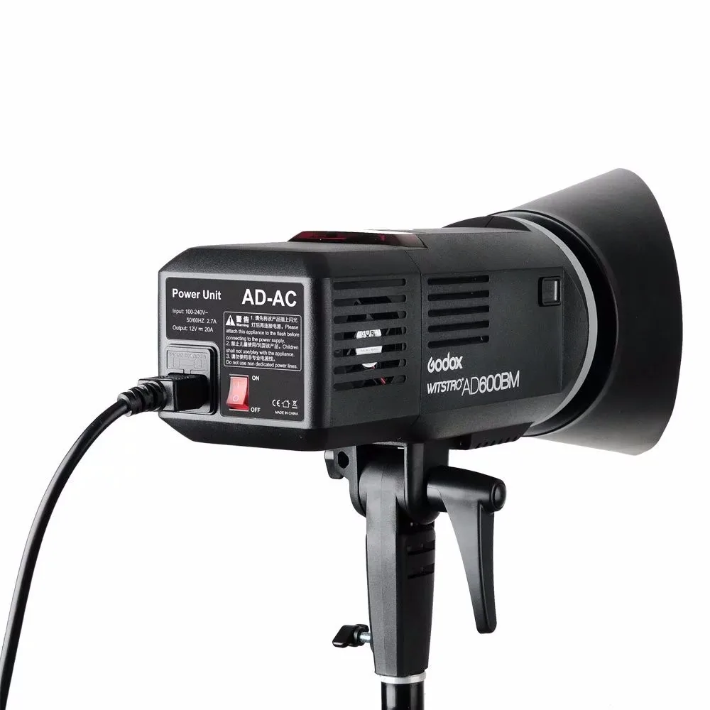 Адаптер питания Godox AD600 AD AC 100 240 В с кабелем для AD600B AD600BM AD600M светодиодный