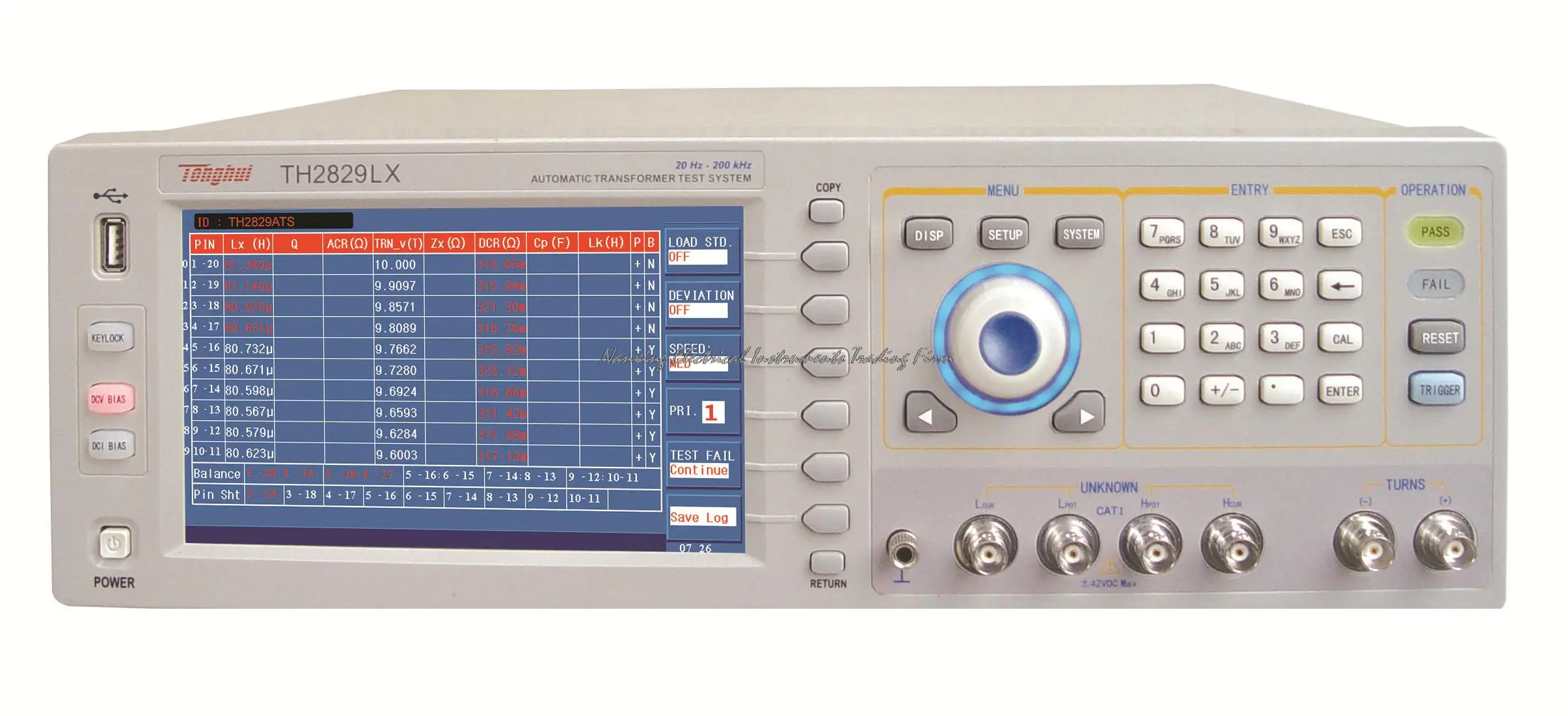 Fast arrival TH2829LX transformer comprehensive tester 20Hz 200kHz-in 
