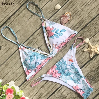 

Mini Thong Biquinis Beachwear Womens Bikini Push Up Siwmming Suits Two Pieces Printed Bikinis Set