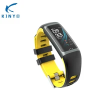 KINYO сердечного ритма Смарт Браслет Фитнес трекер умный Браслет крови Давление Водонепроницаемый IP67 смарт-браслет для мужчин и женщин pk mi band 3