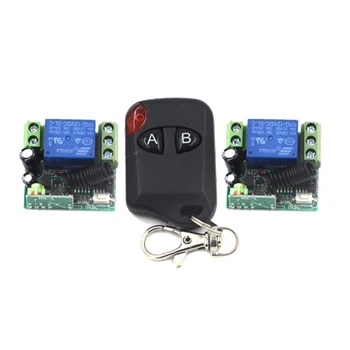 

New 12V Mini 1CH 433MHz Learning Code Receiver Module + Digital Wireless Remote Control Switches 4194