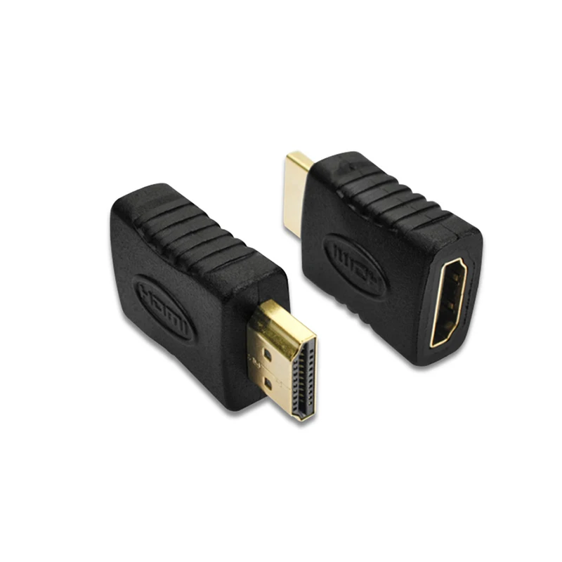 1/2/5 шт Прямые HDMI-Male-HDMI-переходник с внутренней резьбой 180 градусов HDMI переходник удлинитель разъем адаптера конвертер для HDTV