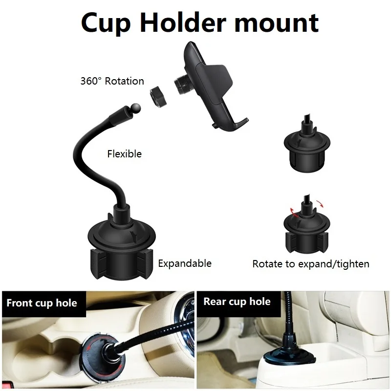 Cup Holder Wireless Car Charger PC05