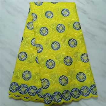 

2019 Latest French Nigerian Lace Fabric Wedding High Quality Swiss Voile Lace African Lace Fabric For Wedding