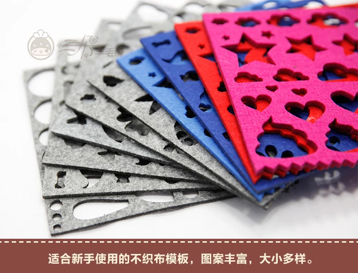 

NEW 7pcs/set wool fibre tool Felt template mould