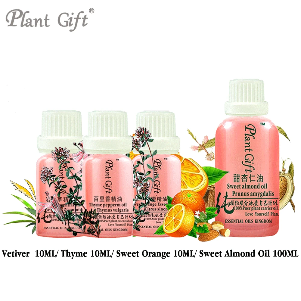 

Free Shopping 100% Pure Plant Vetiver Oil Haitiimports / Thyme / Sweet Orange / Sweet Almond Skin Care Essential Oil Kingdom