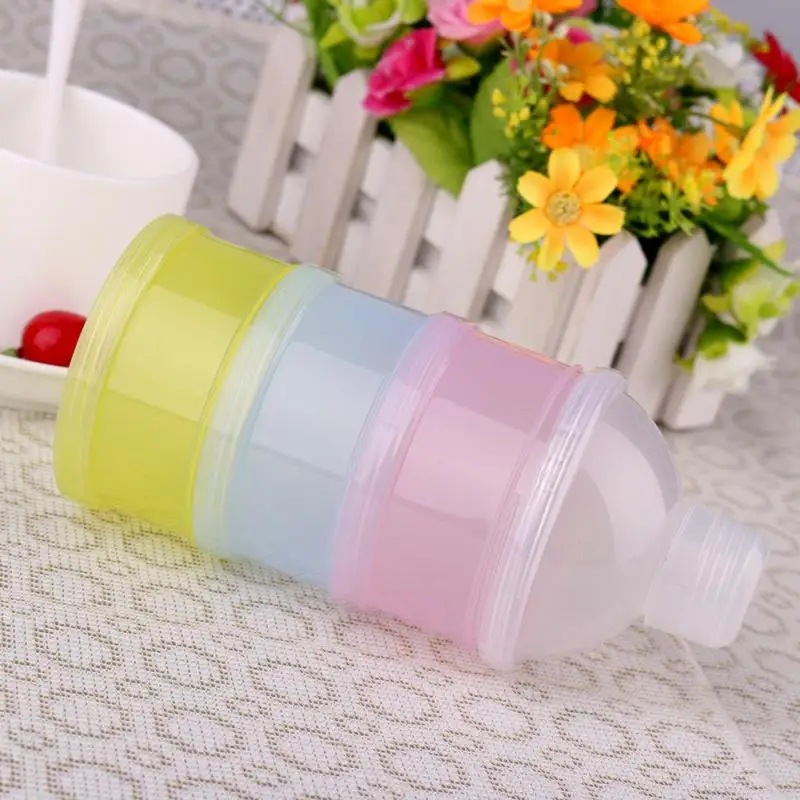 MB0006 3 Layers Portable Milk Powder Formula Dispenser Food Container Storage Feeding Box  Container Pot for Baby Kid Toddler (10)