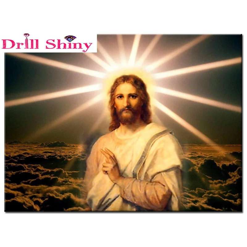 

Diamond Embroidery, Jesus Mosaic DIY 5D Diamond Painting Acupuncture Cross Stitch Full Diamond Diamond Lucky Painting