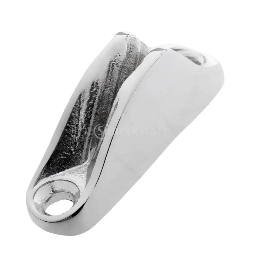 Mini Boat Sailing Rope Clam Cleat - 316 Marine Grade Stainless Steel 47 x 14 x 17mm